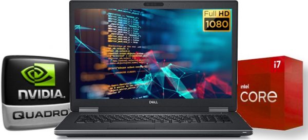 Estacion de Trabajo Dell Precision 7730 ~ Intel Core i9-8950HK 2.90/4.80Ghz Hexa-Core ~ 64GB RAM ~ Disco Solido 1TB ~ T/Gráfica Nvidia Quadro P5200 con 16GB Memoria Grafica Dedicada ~ Pantalla de 17.3" FHD - Imagen 2