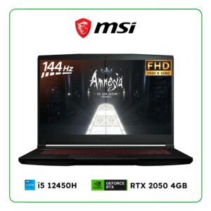 Laptop MSI Gamer GF63  ~ Intel Core i5-12450H 1.30/4.40Ghz Octa-Core ~ 16GB RAM ~ Disco Solido 1TB ~ T/Gráfica Nvidia GeForce RTX 2050 con 4GB de Memoria Dedicada ~ Pantalla de 15.6" FHD